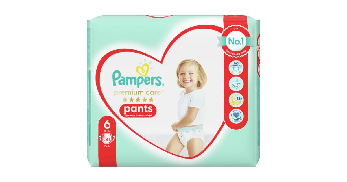 pieluchomajtki pampers 15+ dla 4latka