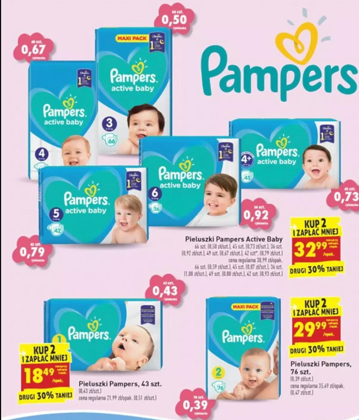 pampers 2 karton 144 sztuki