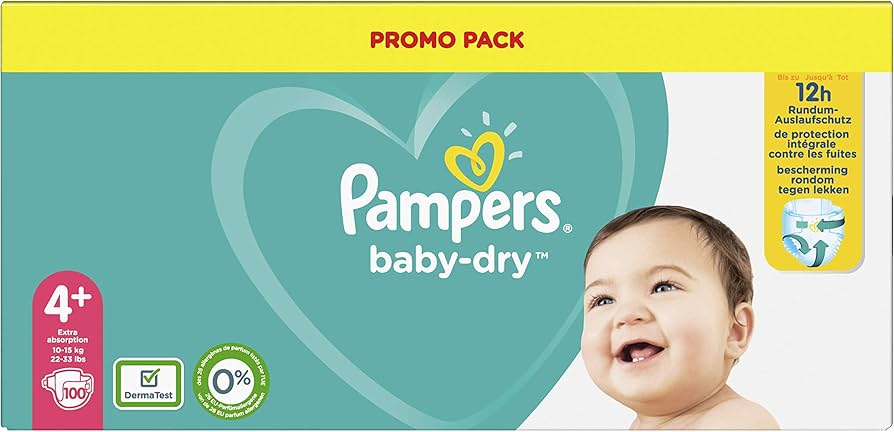 pieluchy pampers new baby dry 2 mini 100szt