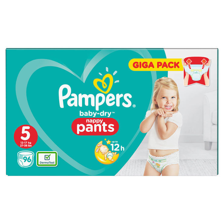 chusteczki i pampersy pampers