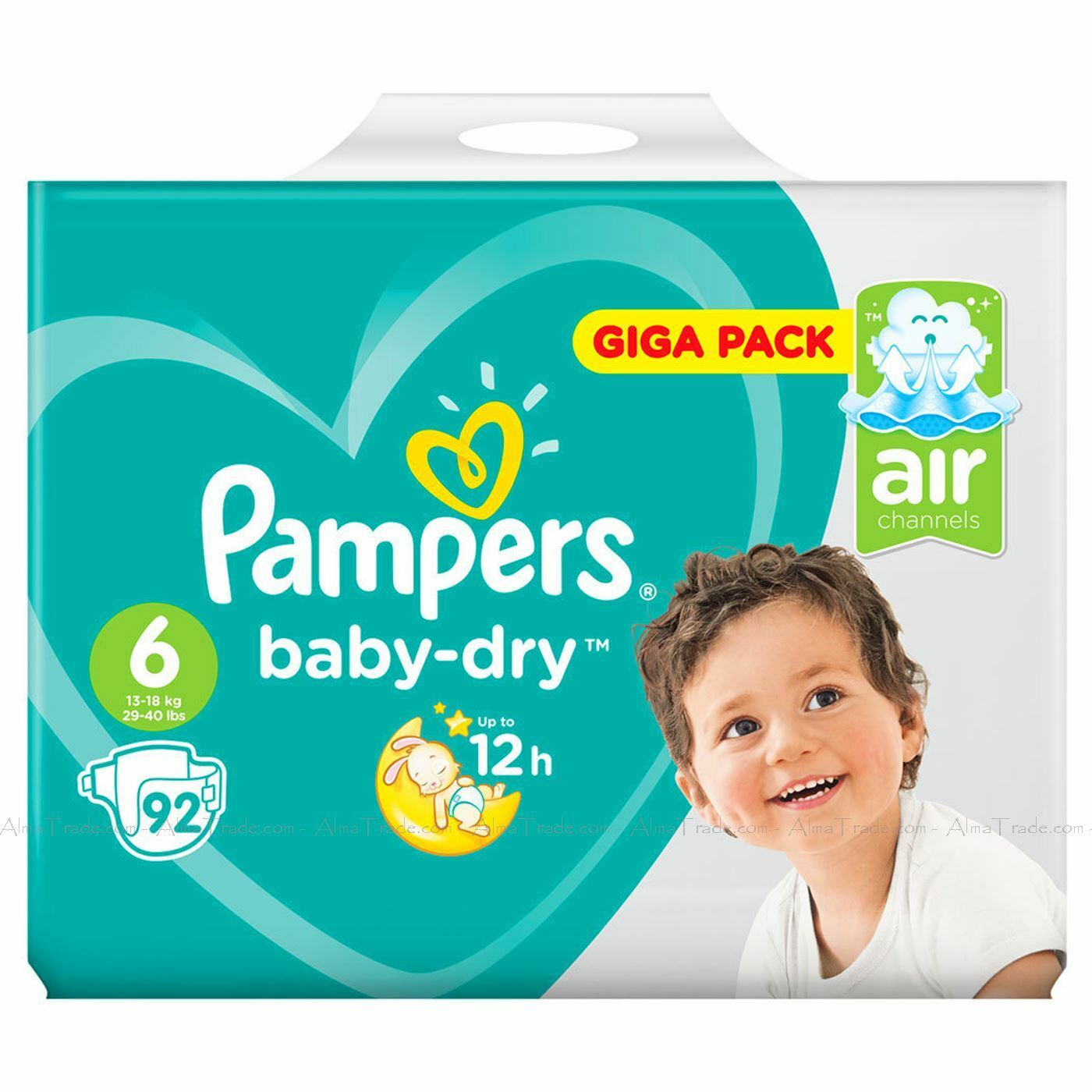 pampers baby dry 2 80 sztuk rossman