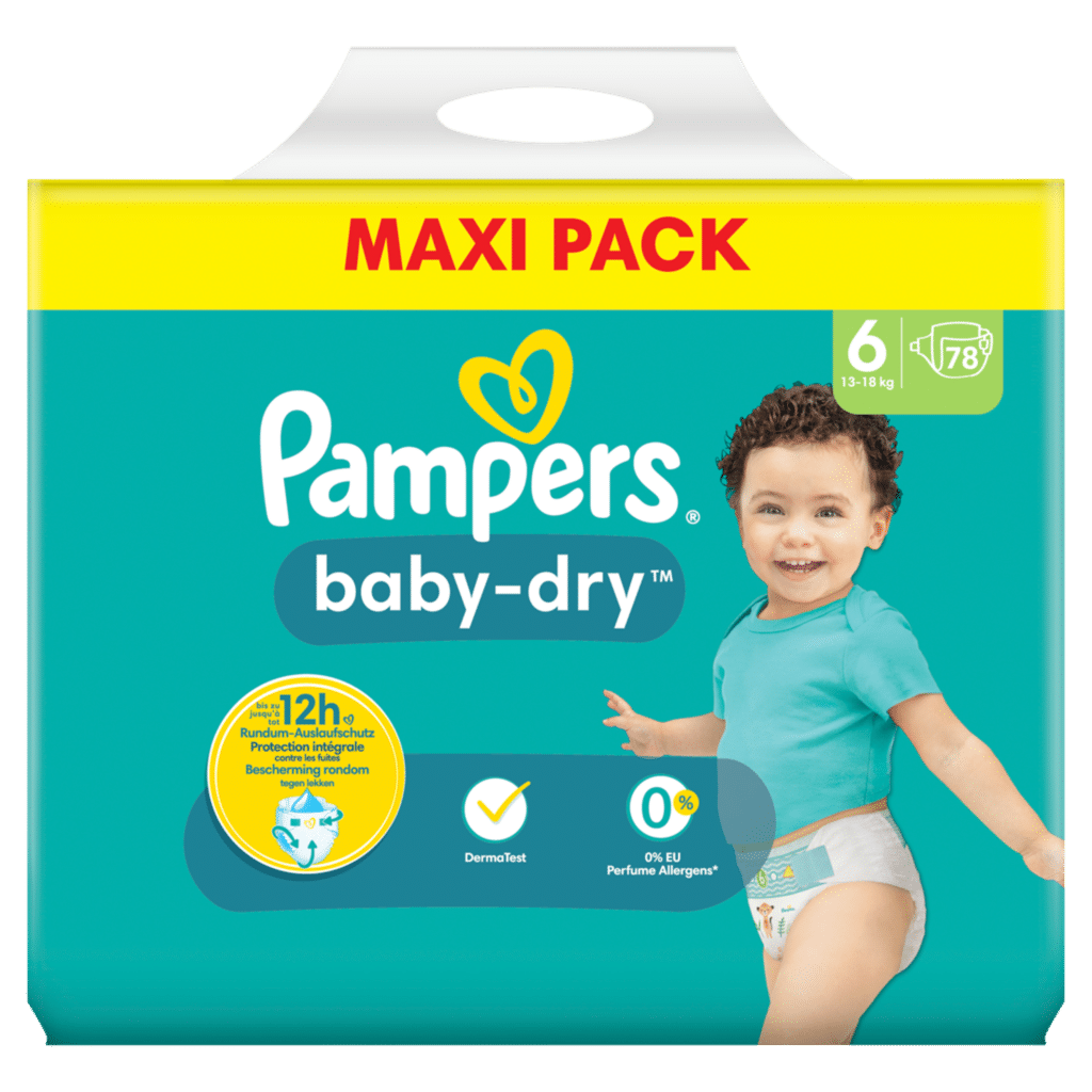 pampers dry active