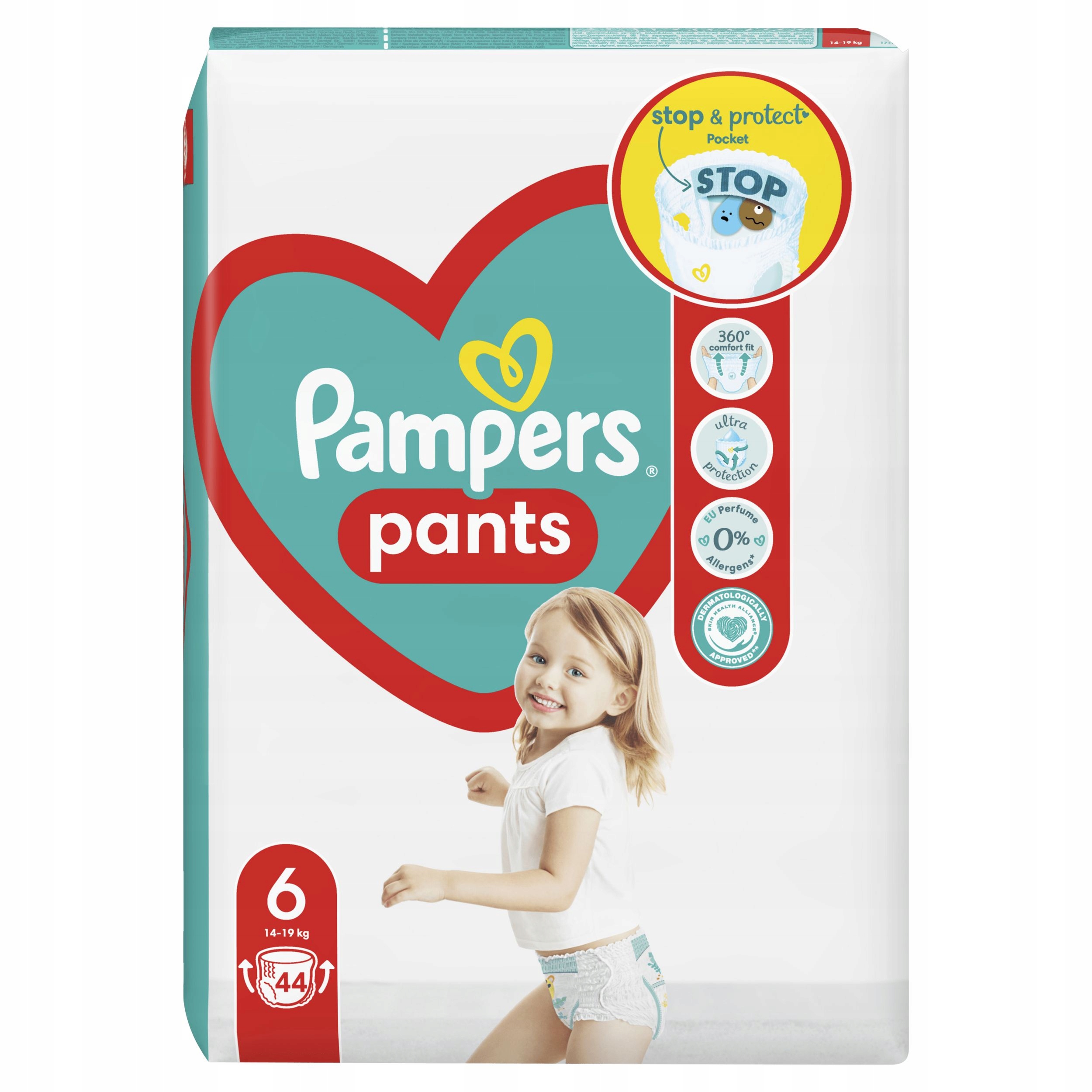 pampers 228 szt