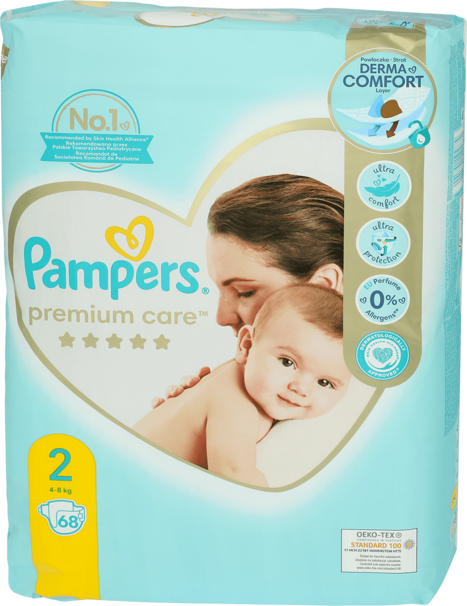 pampers premium care 1 newborn 78 pieluszek