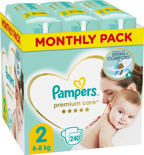 pampers pomarańczowe 2