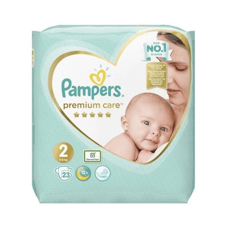 pieluszki pampers 2 kg