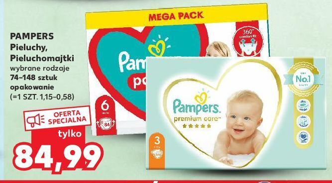 price of pampers for baby in poland