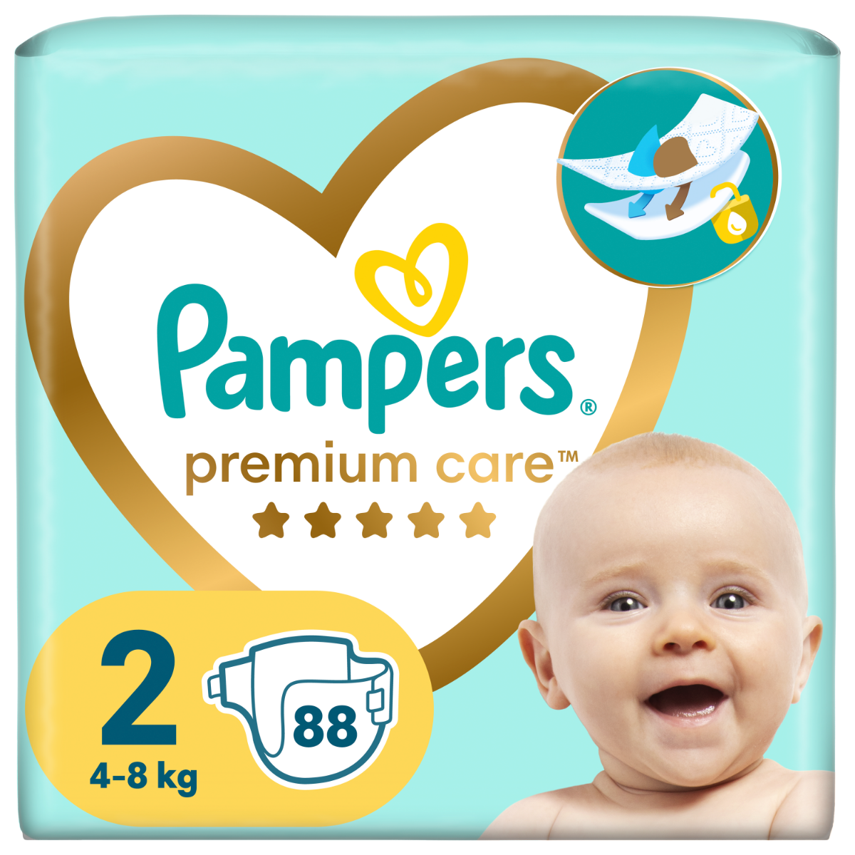 pieluchomajtki pampers 4 52 sztuki