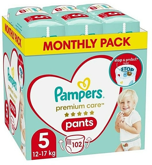 pampers pieluchomajtki extra large pants opis