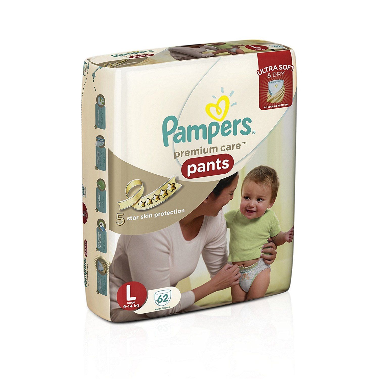 pampers chusteczki nawilżane dla niemowląt 4 x 52 szt