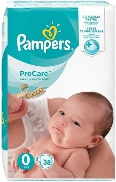 pampers newborn wyciecie na pepek