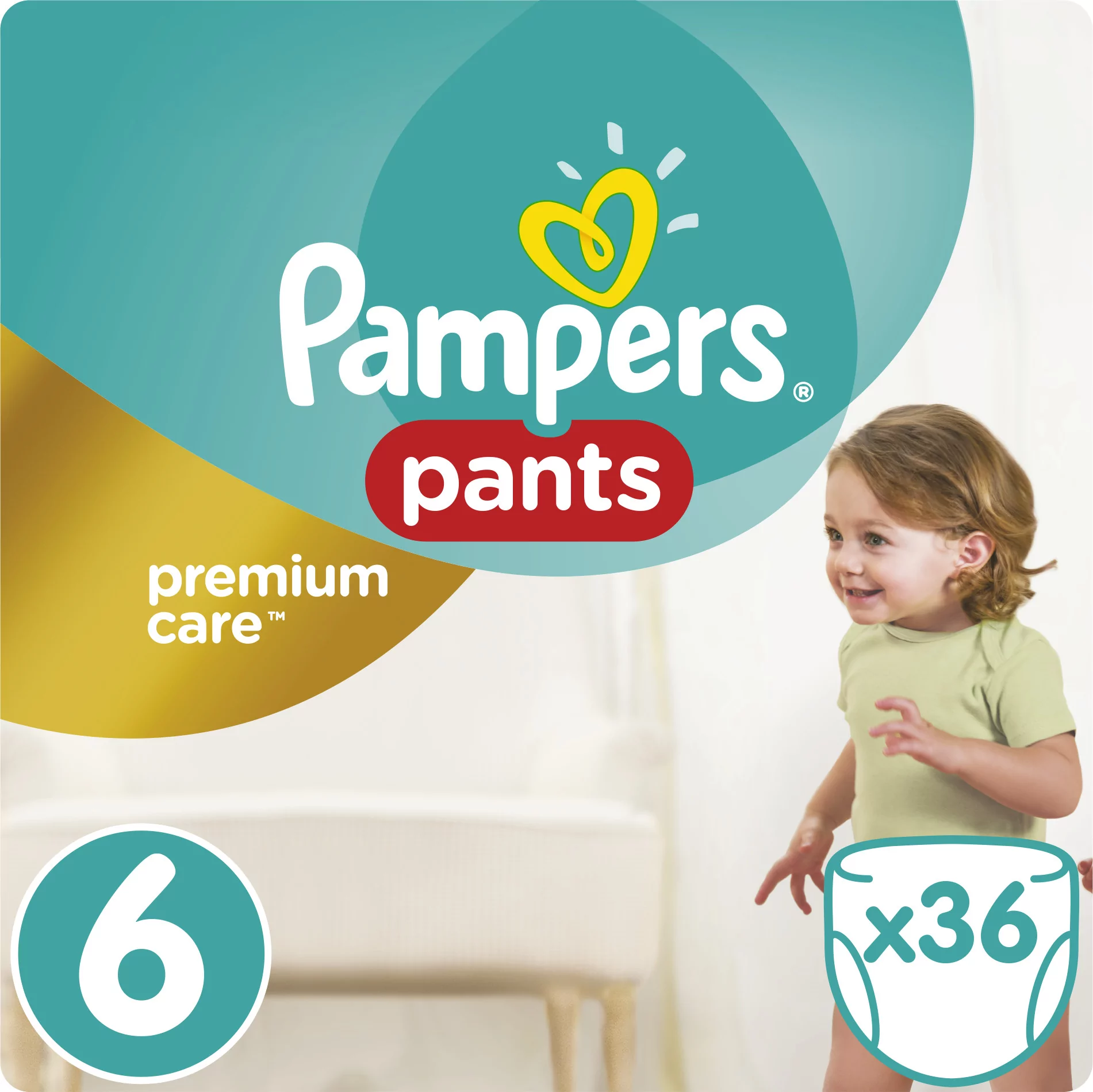 pampers sześciopak chusteczek