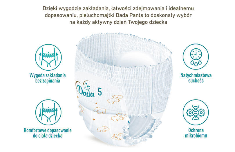 pieluchomajtki pampers przeciekają