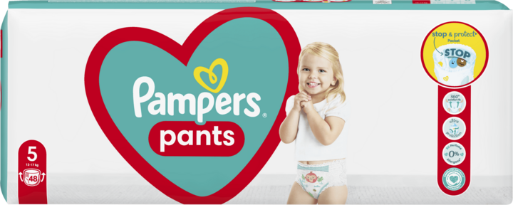 pampers slogan with a stork