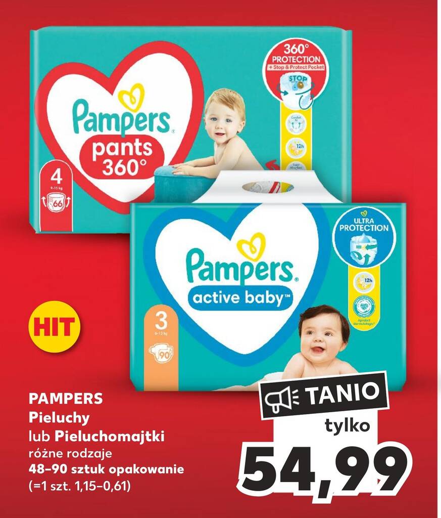 pieluchomajtki pampers 4 premium care