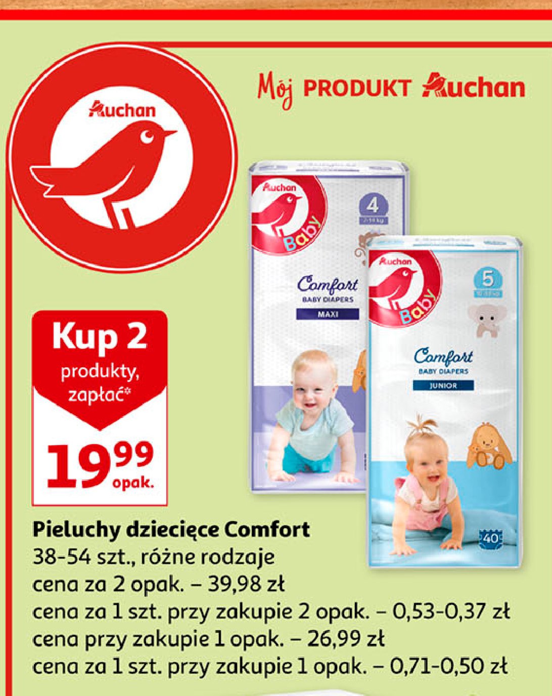 auchan pampers premium