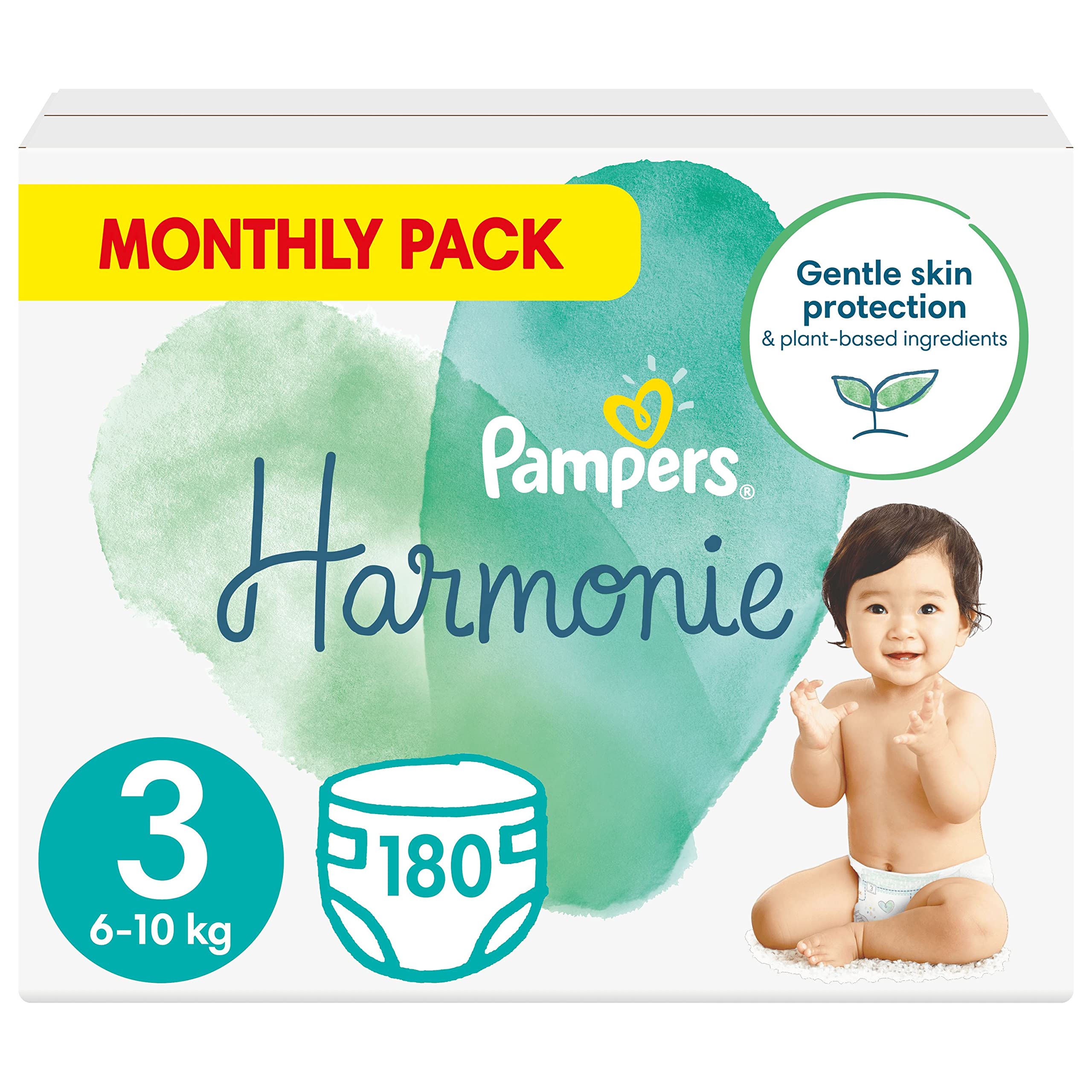 pampers premium care zielone a biale