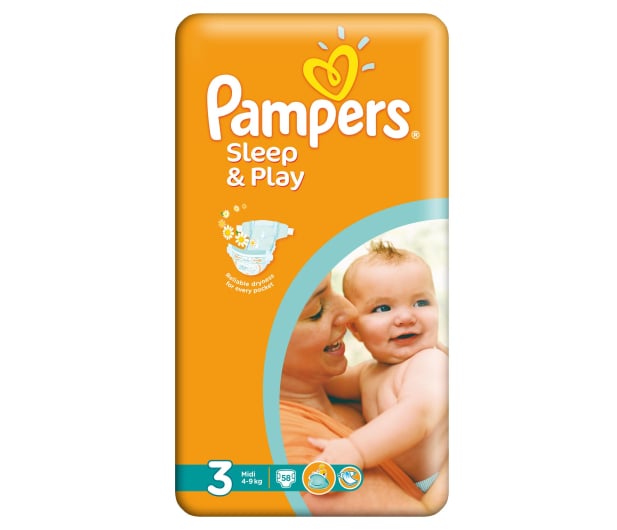 pampers 76 szt