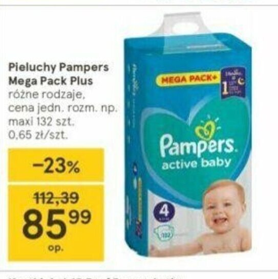 pampers fresh clean 4x64