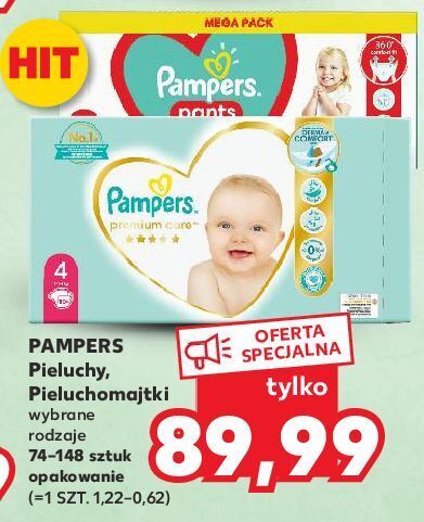 pampers 3 premium care 204 szt