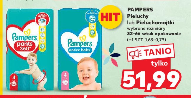 pieluchy pampers active baby mth 4 maxi 174szt