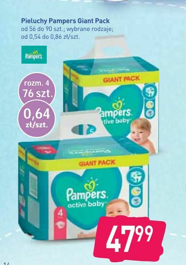 pieluchy pampers białe